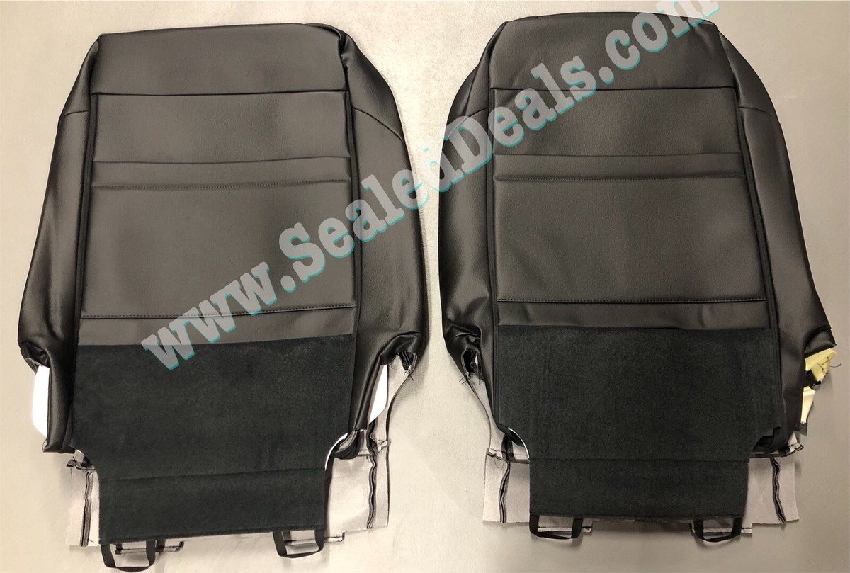 Lord AutoFashion Leather Seat Cover Set For Toyota Tacoma Double Cab (2016-2023) - Premium Black - View #8