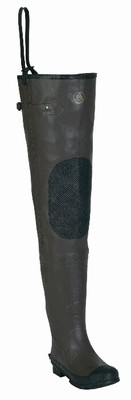 Bottes De Pêche Hodgman Mackenzie Taille 12 - Nylon/PVC, Crampons, Neuves, Non Isolées, Marron
