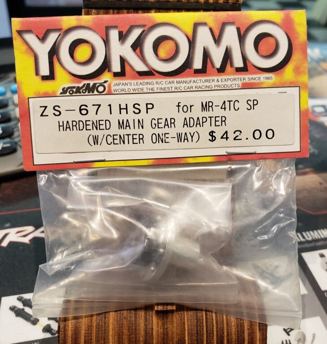 Yokomo ZS-671HSP Hardened Spur Gear adapt W/One-Way MR4TC SP new
