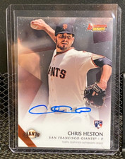 Chris Heston 2015 Bowman's Best Rookie Auto - Giants 