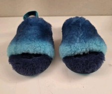 UGG Fluff Yeah, blue Girls Slide Gradient Size 12