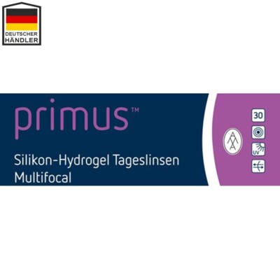 primus  Silikon-Hydrogel Tageslinsen Multifocal (30er)