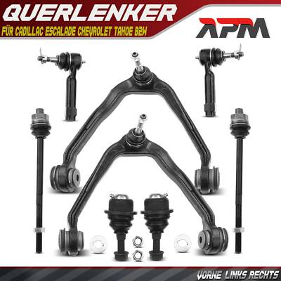 8x Querlenker Satz Vorne Links Rechts für Cadillac Escalade Chevrolet Tahoe B2W