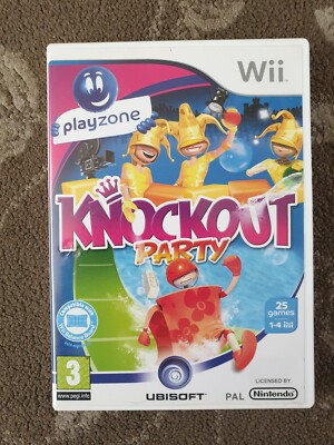KNOCKOUT PARTY NINTENDO WII 25 MINI SPIELE 