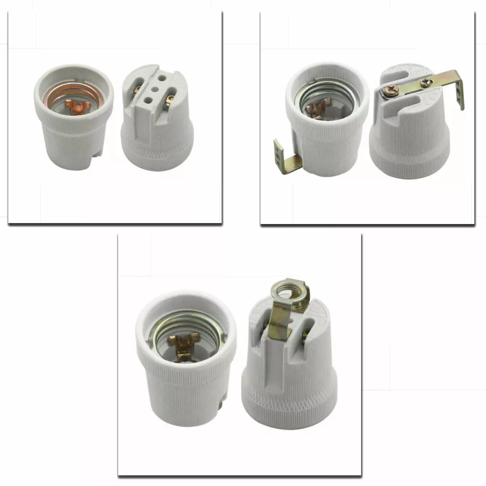 Ceramic cheap e27 socket