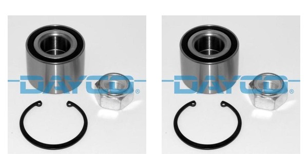 Dayco 2X Radnabe Radlagersatz Hinterachse FüR Renault Clio II Megane I BB CB-image