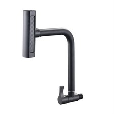 Kitchen Faucet Stainless Steel Cold Water Only G1/2 Finish Silver Black