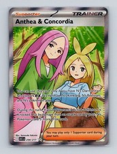 Anthea & Concordia 254 Pokemon Ascended Heroes Full Art Ultra Rare Card NM+ (a)