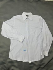 Valentino Roma Men  s Striped Shirt Long Sleeves 100 Cotton Button Up Size 15 1/2