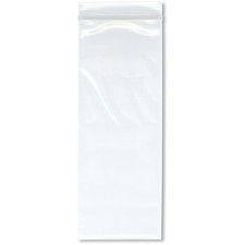 Plymor 3" x 8", 4 Mil Heavy Duty Zipper Reclosable Plastic Bags