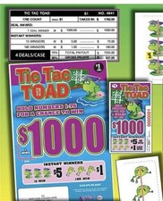 Pull Tab Tickets - Hard Card - Game- Holder -...