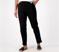 Denim  Co. Original Waist Stretch Side Pocket Pant - Core Black XL Tall A624308