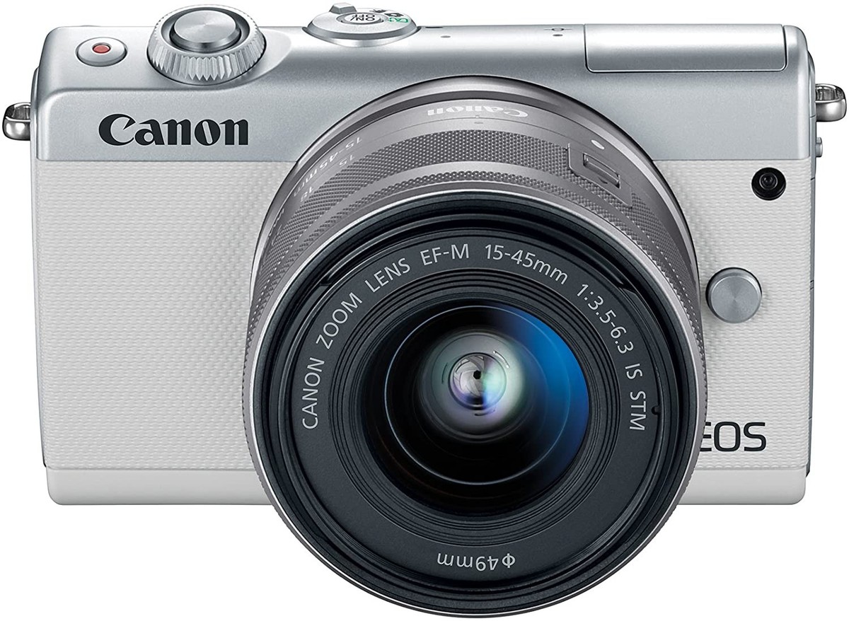 Canon EOS M100 24.2MP Digital Camera - White (Kit w/ EF-M IS STM