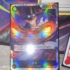 One Piece CCG Sabo PRB02-014 6000 Power Holo Character Card Standard Card Stock