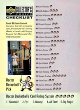 1996-97 Collector's Choice German #198 Kevin Garnett / Anfernee Hardaway