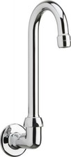 Chicago Faucets 629-E3ABCP Wall Mount Gooseneck Spout 2.2 GPM Brass
