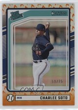 2024 Panini Donruss Rated Prospects On Fire 59/75 Charlee Soto #163 02dl