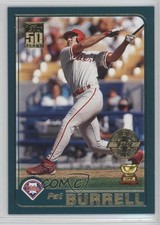 2001 Topps Home Team Advantage Pat Burrell #144 0n2