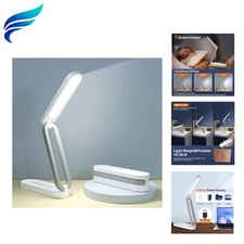 LED Desk Lamp for Office Home Battery Operated Lamp Rechargeable Lamp Folda...