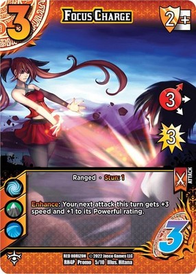 Focus Charge (Standard Sunset Tournament 2022) Promo Red Horizon: Blood Omen 5 N