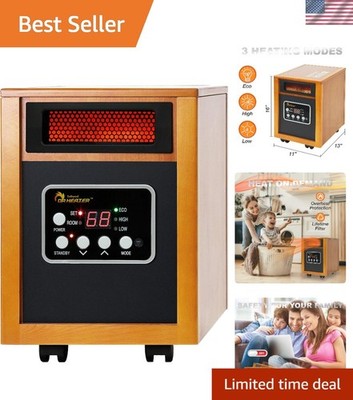 Edenpure Classic Copperplus Heater   Energy-Saving 1500W Infrared Space Heater w