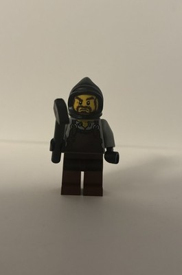 Used Great LEGO Castle Kingdoms Blacksmith Minifigure Brown Apron cas492 - 6918