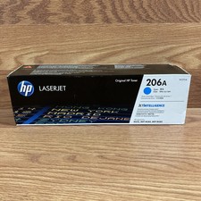 Genuine OEM HP 206A LaserJet CYAN Toner Cartridge - NEW  SEALED