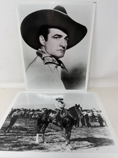 Vintage Tom Mix 8x10 B W Headshot Photos Lot w/ Horse