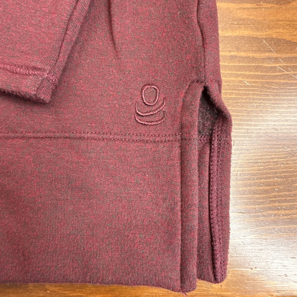 Sudadera túnica cuello capucha manga larga ultra acogedora Cuddl Duds para mujer L Hth Borgoña Foto 4 de 4