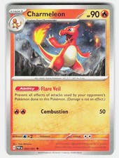 Pokemon TCG Charmeleon Paldean Fates 008/091 Uncommon NM