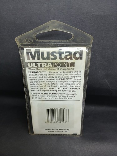 5packs Mustad #1/0 Red Tarpon Fishing Hook 7766NPNR - Picture 6 of 6