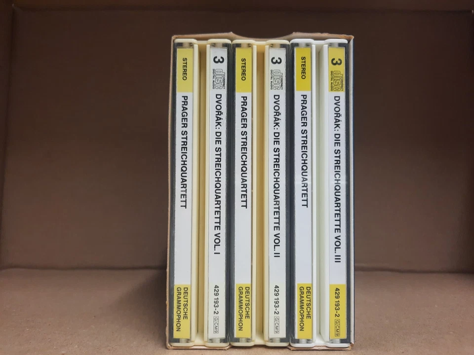 9 CD NM++ Dvorak Prague String Quartet Die Streichquartette Deutsche Grammophon - Bild 3 von 4