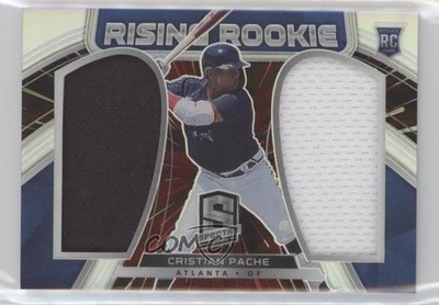 2021 Spectra Rising Rookie Materials Hyper Prizm 44/75 Cristian Pache RC 13u1