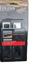 Bully Chrome Door Handle Covers Set Of 2 Bully SDH-101C CHROME Plated Stainless Steel Exterior Door Handle Cover