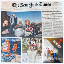 The New York Times Newspaper March 29 2026 SUNDAY Complete Print Paper UNREAD