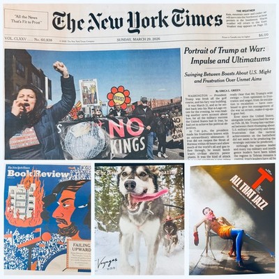 The New York Times Newspaper March 29 2026 SUNDAY Complete Print Paper UNREAD