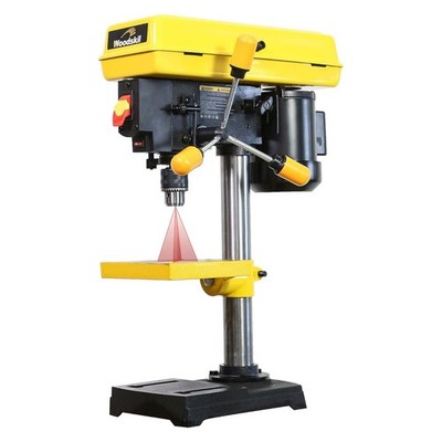 8 Inch Drill Press, 2.3 Amp 5-Speed Bench Drill Press with Laser Guide and Ca...