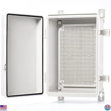 QILIPSU IP67 Waterproof Junction Box - Durable Grey Plastic Enclosure & Mounting