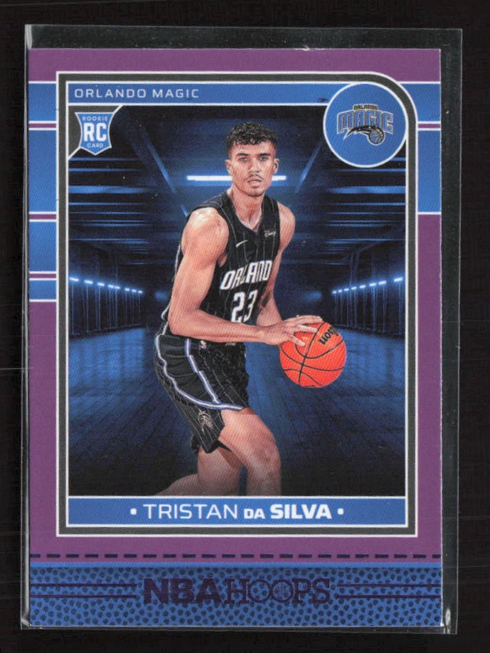 2024-25 Hoops #248 Tristan da Silva Purple Orlando Magic (M)