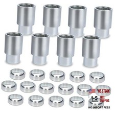 24pcs Car Lift Adapter Kit, 2-6 Inch 9 Height Stackable Extension 50mm