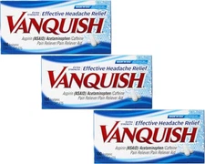 Vanquish Extra Strength Pain Reliever Caplets-100 ct. (Pack of 3) by 