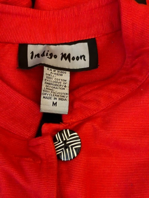 INDIGO MOON RED JACKET SIZE MEDIUM - image 3