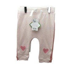Tex lot de 2 leggings coton bio rose uni et à pois bébé 6/9 mois
