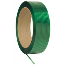 Zoro Select 40Tp59 Plastic Strapping, Hg, Green, 9600 Ft. L, 40Tp59