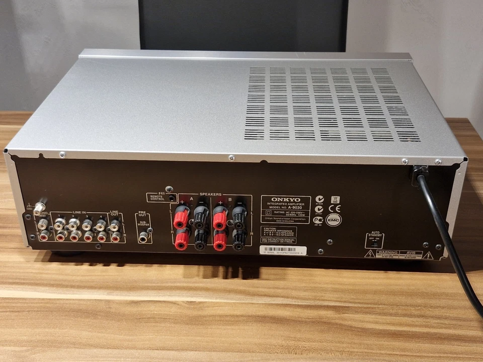Onkyo A-9030 Verstärker Vollverstärker, Stereo Hifi, Silber, ohne ernbedienung - Bild 2 von 4