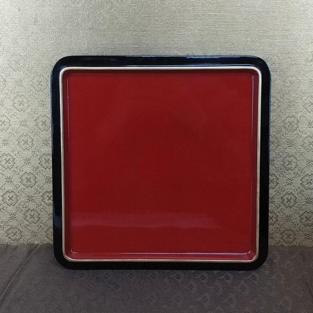 Jubako Bento Box Japanese [Price reduced! 】Wajima lacquer fan makie twotiered bo