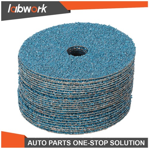 Labwork Zirconia Resin Fiber Grinding & Sanding Discs 25 Pcs 36 Grit 4-1/2"x7/8" - Picture 12 of 15