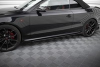 Seitenschweller Ansatz (Paar) + Flaps Passend FüR Audi A5 / A5 S-Line / S5 Coupe