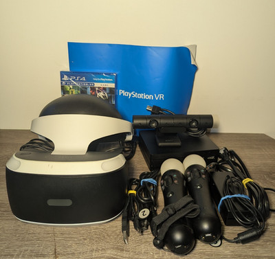 Sony PSVR V2 CUH-ZVR2 Headset Bundle | 2 Move Controllers and Accessories Tested