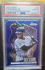 2022 Panini Prizm Old School Blue Donut Circles Ken Griffey Jr. 093/199 Seattle